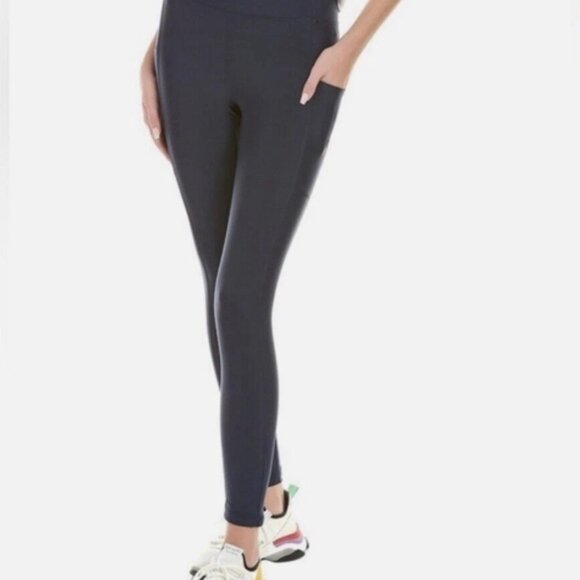 Johnny Was Calme Black Leggings  Endurance High Waist  7/8 SZ L NEW W/TAGS - Picture 2 of 9